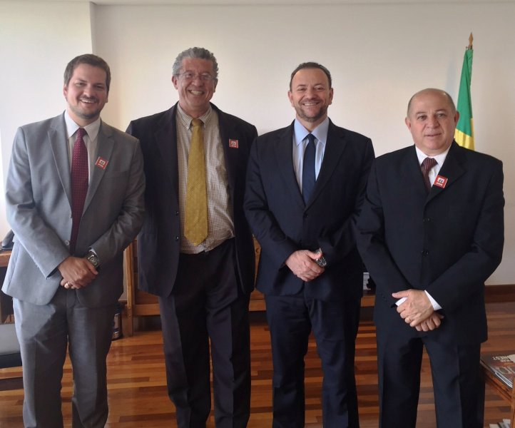 Presidente de Os Independentes visitou ministro da SECOM 