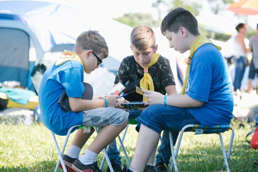 Mais de 100 mil crianças e adolescentes participam do 5º Campori Sul-americano no Parque do Peão