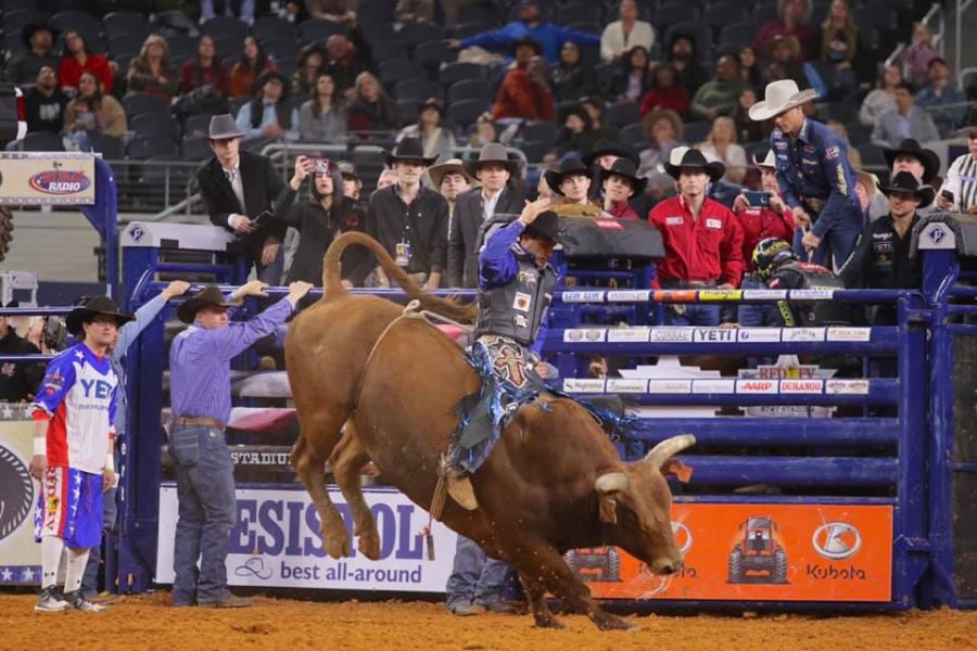 João Ricardo Vieira é bicampeão do rodeio milionário The American