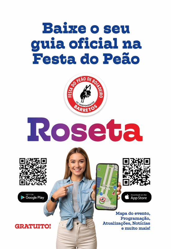 Festa do Peão de Barretos lança aplicativo oficial Roseta para os 70 anos do evento