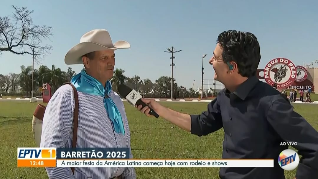 Cobertura histórica da EPTV nos 70 anos da Festa do Peão é premiada pela Rede Globo