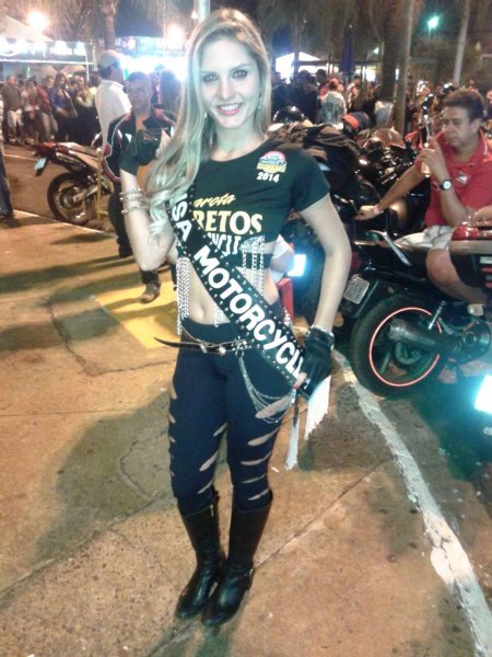 Jéssica Anélli, de 20 anos, foi escolhida a Musa do Motorcycles(Divulgação )
