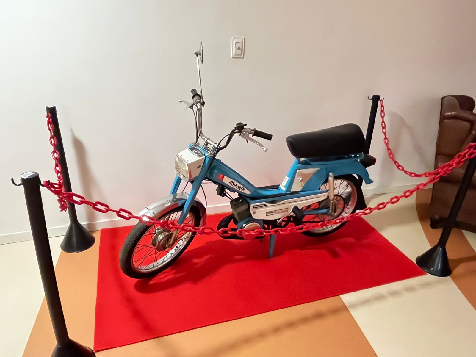 Exposição de motos antigas é atração no Barretos Park Hotel até o final de abril(Divulgação)