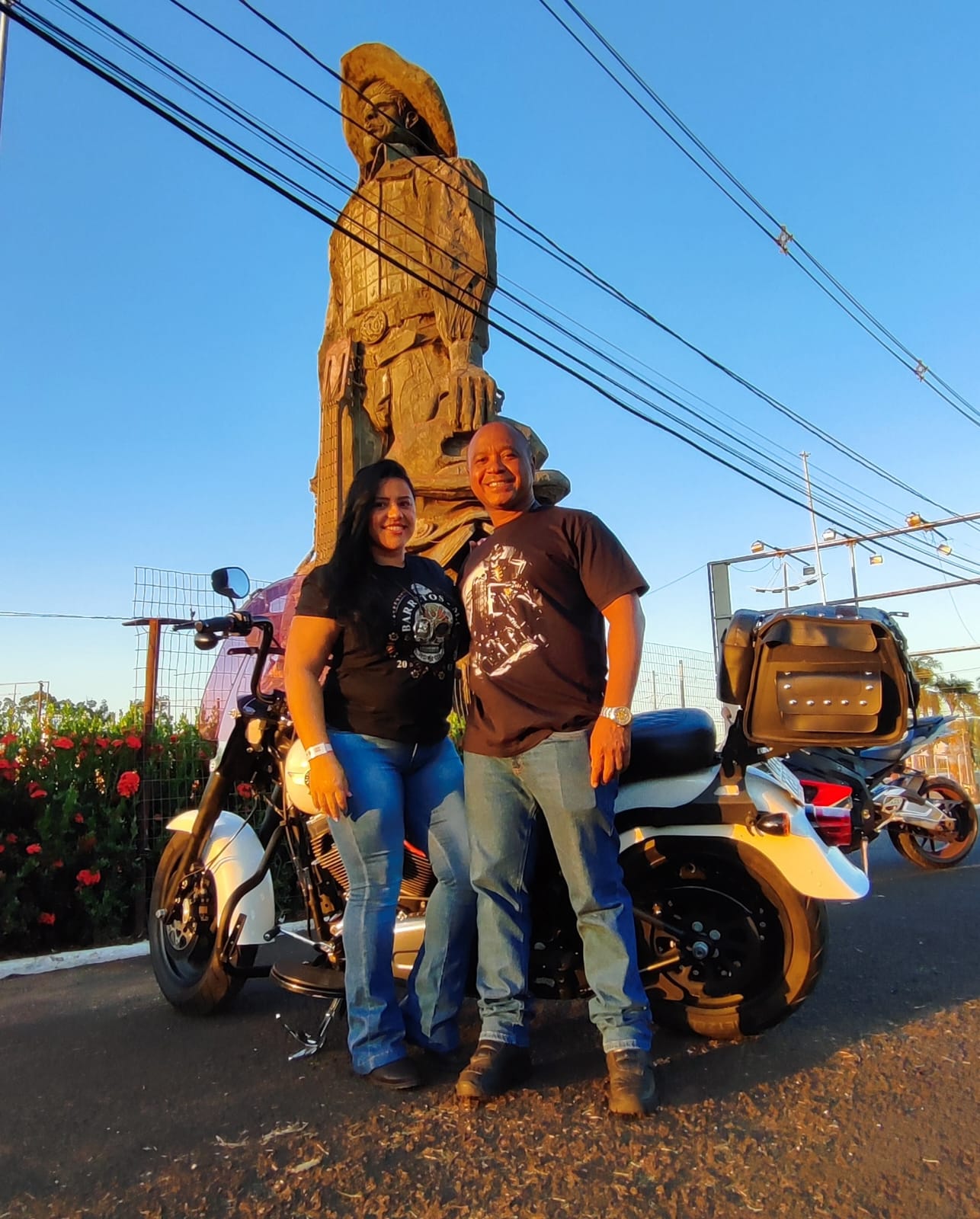 O casal, Edilson José de Oliveira Ramos e Dayane dos Santos Pereira(Arquivo pessoal)